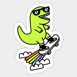 Rad Rex Sticker